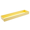 Fold-Up 16 Chocolate Box Base Only 310mm x 82mm x 32mm in Buttermilk Yellow