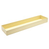 Fold-Up 16 Chocolate Box Base Only 310mm x 82mm x 32mm in Cream