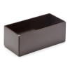 Fold-Up 2 Chocolate Box Base Only 78mm x 41mm x 32mm in Chocolate Brown