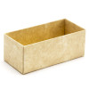 Fold-Up 2 Chocolate Box Base Only 78mm x 41mm x 32mm in Natural Kraft