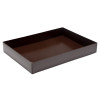 Fold-Up 24 Chocolate Box Base Only 221mm x 159mm x 32mm in Chocolate Brown