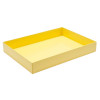 Fold-Up 24 Chocolate Box Base Only 221mm x 159mm x 32mm in Buttermilk Yellow