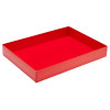 Fold-Up 24 Chocolate Box Base Only 221mm x 159mm x 32mm in Red