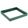 Elegant Texture-Embossed Matt Finish 36 Choc Square Wibalin Gift Box Base Only 233mm x 218mm x 32mm in Green
