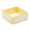Fold-Up 4 Chocolate Box Base Only 78mm x 82mm x 32mm in Cream