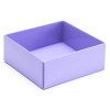 Fold-Up 4 Chocolate Box Base Only 78mm x 82mm x 32mm in Lilac
