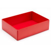 Fold-Up 6 Chocolate Box Base Only 112mm x 82mm x 32mm in Red