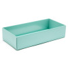 Fold-Up 8 Chocolate Box Base Only 159mm x 78mm x 32mm in Aqua