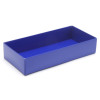 Fold-Up 8 Chocolate Box Base Only 159mm x 78mm x 32mm in Blue