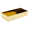 Fold-Up 8 Chocolate Box Base Only 159mm x 78mm x 32mm in Bright Gold