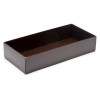 Fold-Up 8 Chocolate Box Base Only 159mm x 78mm x 32mm in Chocolate Brown