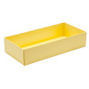 Fold-Up 8 Chocolate Box Base Only 159mm x 78mm x 32mm in Buttermilk Yellow