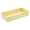 Fold-Up 8 Chocolate Box Base Only 159mm x 78mm x 32mm in Cream