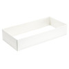 Fold-Up 8 Chocolate Box Base Only 159mm x 78mm x 32mm in White