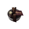 Hames Clearly Enjoyable - Clear Round Chocolate Assortment (Small) 100g Finished with a Beautiful Hand Tied Silk Brown Ribbon & Brown Swing Tag x Outer of 12