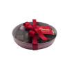 Hames Clearly Enjoyable - Clear Oval Chocolate Assortment (Large) 214g Finished with a Beautiful Hand Tied Silk Red Ribbon & Red Swing Tag x Outer of 12