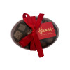 Hames Clearly Enjoyable - Clear Oval Chocolate Assortment (Medium) 140g Finished with a Beautiful Hand Tied Silk Red Ribbon & Red Swing Tag x Outer of 12