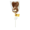 Hames - Milk Chocolate Easter Bunny Face Lollipop with a White Chocolate Nose x Outer of 27