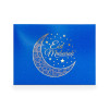 Fold-Up 24 Chocolate Box Lid Only 221mm x 159mm x 32mm in Blue with Gold Eid Mubarak Design