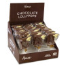 Hames - Milk Chocolate Farmyard Cow Lollipop with White Chocolate Decoration x Outer of 27