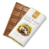 Hames - Great British Wildlife RA MB Milk Chocolate 60g Bar Wrapped in Gold Foil with a Hedgehog Watercolour Design x Outer of 14