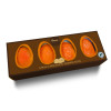 Hames – 4 Hollow Milk Chocolate Orange Eggs 60g RA MB Cocoa x Outer of 10