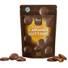 Hames Munch Pouch Milk Chocolate Giant Buttons with Sticky Caramel Filling RA MB Cocoa & 100 % Recyclable 100g x Outer of 9