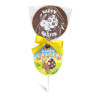 Hames - Happy Easter Milk Chocolate with a Cute Rabbit Design Finished with a Yellow Twist Tie Bow & Swing Tag x Outer of 27