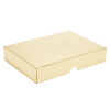 Fold-Up 12 Chocolate Box Lid Only 159mm x 112mm x 32mm in Bright Gold