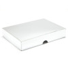 Fold-Up 12 Chocolate Box Lid Only 159mm x 112mm x 32mm in Silver