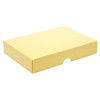 Fold-Up 12 Chocolate Box Lid Only 159mm x 112mm x 32mm in Buttermilk Yellow