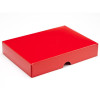 Fold-Up 12 Chocolate Box Lid Only 159mm x 112mm x 32mm in Red