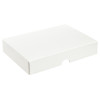 Fold-Up 12 Chocolate Box Lid Only 159mm x 112mm x 32mm in White