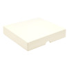 Elegant Texture-Embossed Matt Finish 16 Choc Square Gift Box Lid Only 159mm x 148mm x 32mm in Cream