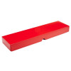 Fold-Up 16 Chocolate Box Lid Only 310mm x 82mm x 32mm in Red