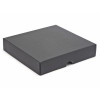 Elegant Texture-Embossed Matt Finish 16 Choc Square Wibalin Gift Box Lid Only 159mm x 148mm x 32mm in Black