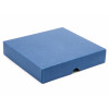 Elegant Texture-Embossed Matt Finish 16 Choc Square Wibalin Gift Box Lid Only 159mm x 148mm x 32mm in Blue