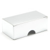 Fold-Up 2 Chocolate Box Lid Only 78mm x 41mm x 32mm in Silver
