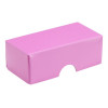 Fold-Up 2 Chocolate Box Lid Only 78mm x 41mm x 32mm in Electric Pink