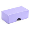 Fold-Up 2 Chocolate Box Lid Only 78mm x 41mm x 32mm in Lilac