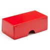 Fold-Up 2 Chocolate Box Lid Only 78mm x 41mm x 32mm in Red