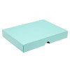 Fold-Up 24 Chocolate Box Lid Only 221mm x 159mm x 32mm in Aqua