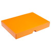 Fold-Up 24 Chocolate Box Lid Only 221mm x 159mm x 32mm in Orange