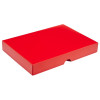 Fold-Up 24 Chocolate Box Lid Only 221mm x 159mm x 32mm in Red