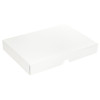 Fold-Up 48 Chocolate Box Lid Only 312mm x217mm x32mm in White