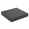 Elegant Texture-Embossed Matt Finish 25 Choc Square Wibalin Gift Box Lid Only 198mm x 183mm x 32mm in Black