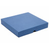 Elegant Texture-Embossed Matt Finish 25 Choc Square Wibalin Gift Box Lid Only 198mm x 183mm x 32mm in Blue