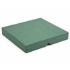 Elegant Texture-Embossed Matt Finish 25 Choc Square Wibalin Gift Box Lid Only 198mm x 183mm x 32mm in Green