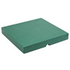 Elegant Texture-Embossed Matt Finish 36 Choc Square Wibalin Gift Box Lid Only 233mm x 218mm x 32mm in Green