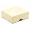 Fold-Up 4 Chocolate Box Lid Only 78mm x 82mm x 32mm in Cream
